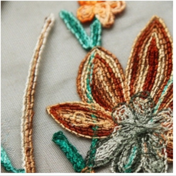 Boho Embroidered Kimono Cardigan - Picture 2 of 2